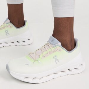 On Cloudtilt Sneakers in Lime, Ivory